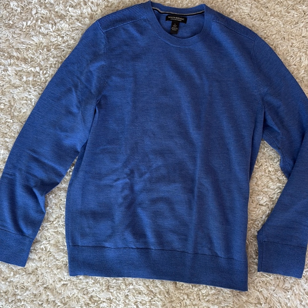 Banana Republic Extra Fine. Merino. Large extra fine wool.
